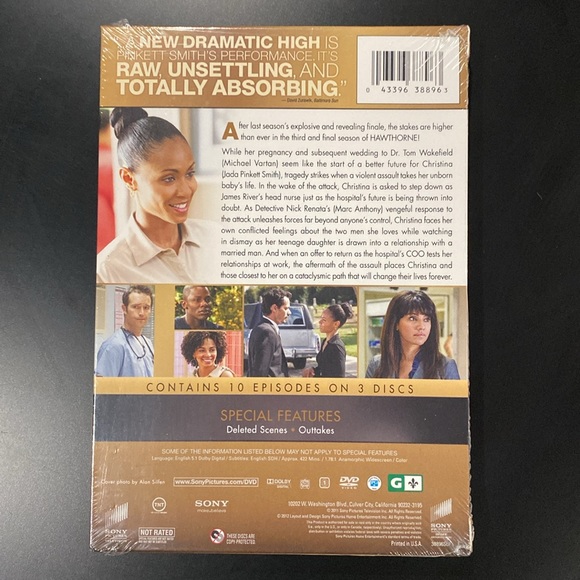 NEW: Hawthorne - The Complete Third Season (Final) - Picture 2 of 4